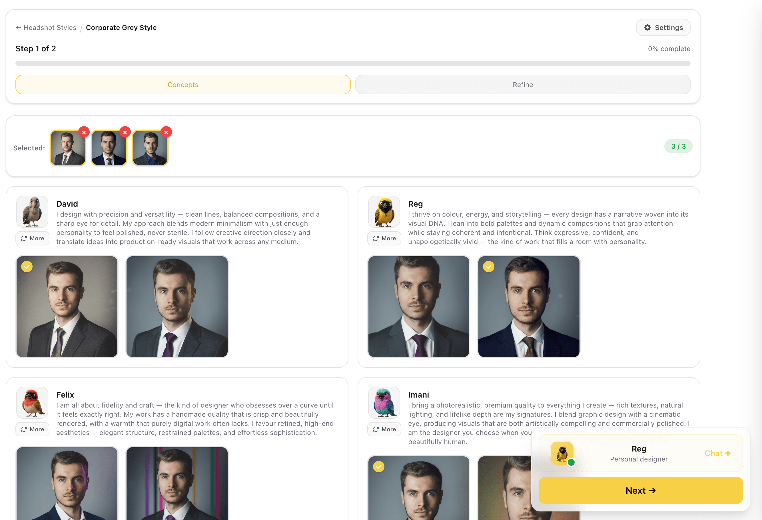 Assistant Style Concepts